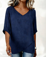 Donna | Top Irregular with V-Neck | The Bellemont Sisters Australia