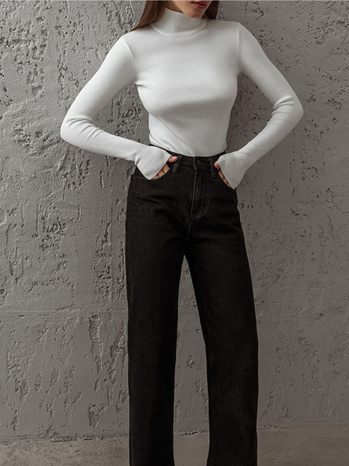 Maisie | Women’s Spring Comfortable Mock Neck Top | The Bellemont Sisters Australia