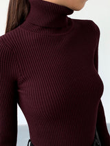 Hailey | Women’s Minimalist Slim Turtleneck Stretch Top | The Bellemont Sisters Australia