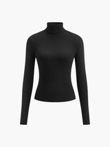 Hailey | Women’s Minimalist Slim Turtleneck Stretch Top | The Bellemont Sisters Australia