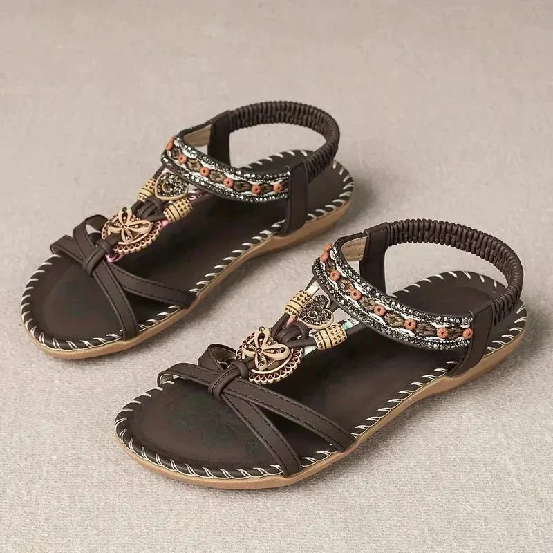 Nalu | Boho Flat Sandals | The Bellemont Sisters Australia