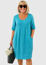 Hylyssah | Elegant Dress – Light Blue | The Bellemont Sisters Australia