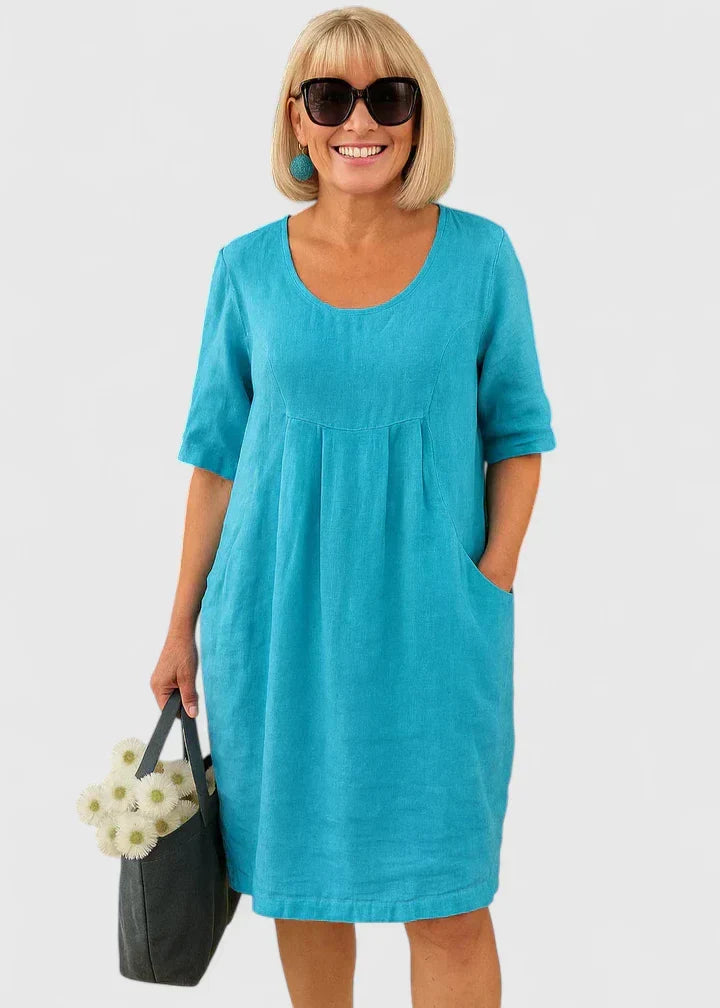 Hylyssah | Elegant Dress – Light Blue | The Bellemont Sisters Australia