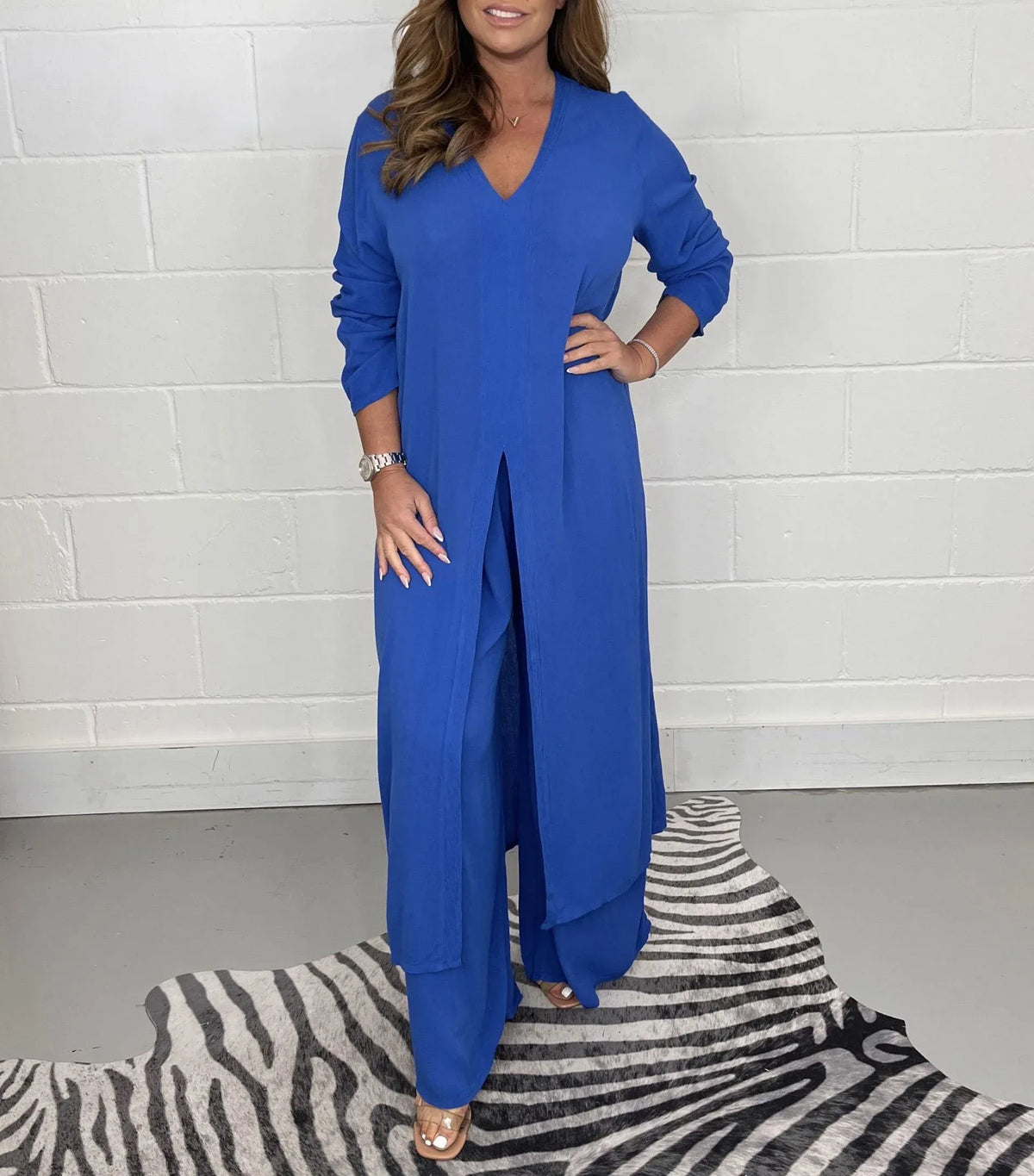 Cherly™ Comfy Two-piece Set – Blue | The Bellemont Sisters Australia