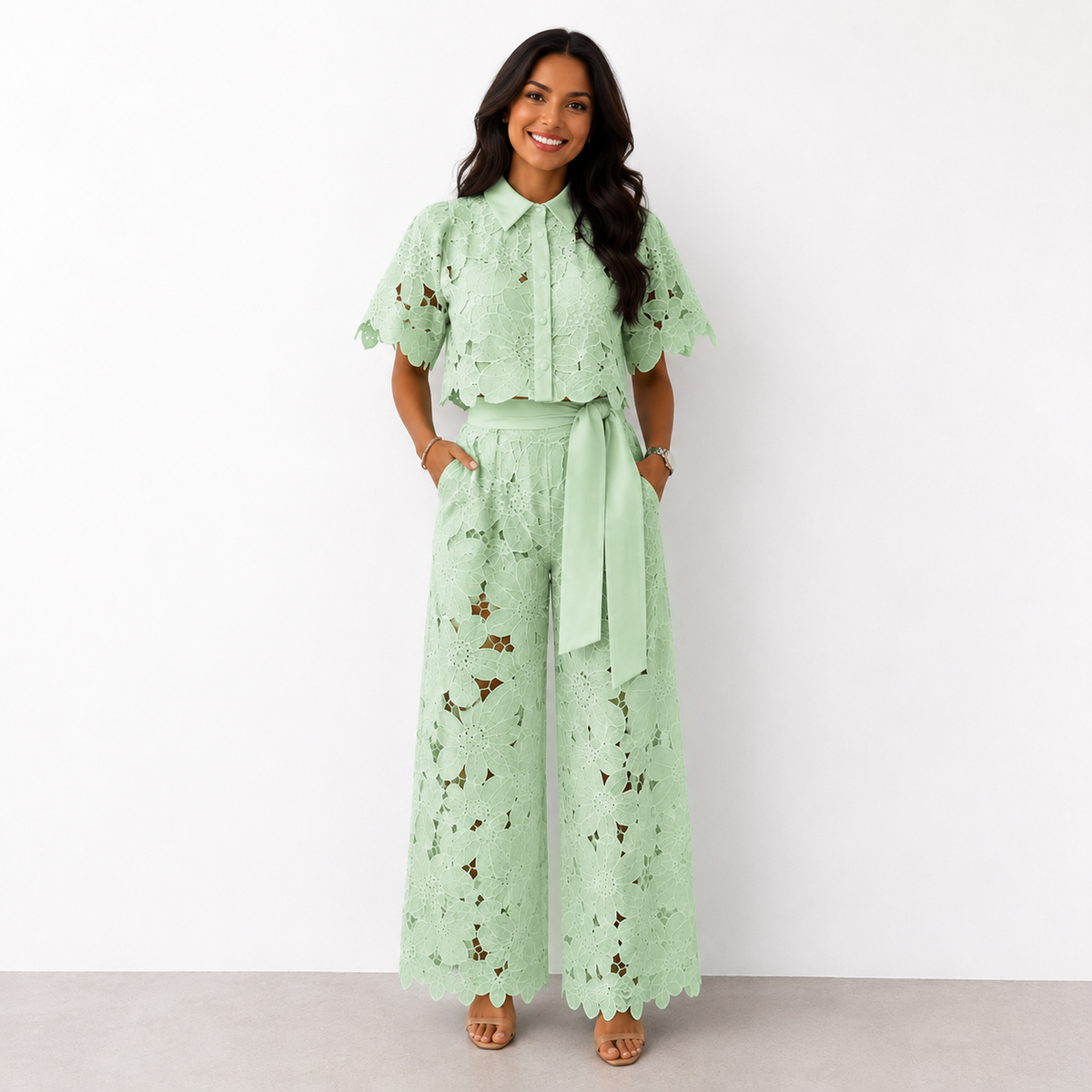 Arielle™ Comfortable Set – Green | The Bellemont Sisters Australia