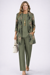 Lydia | 3-Piece Set – Green | The Bellemont Sisters Australia