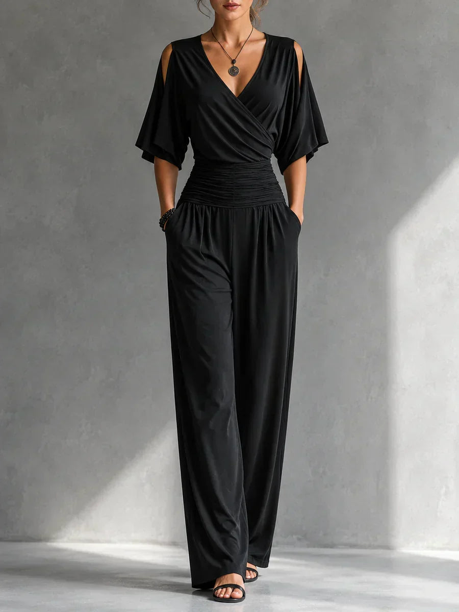Gerika™ Elegant Jumpsuit – Black | The Bellemont Sisters Australia