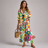 Women's Floral Maxi Dress – Rainbow | The Bellemont Sisters Australia
