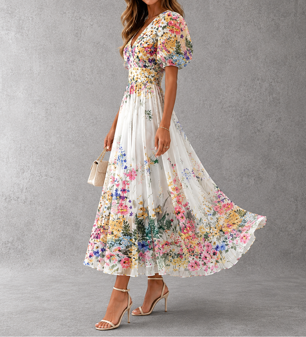 Rosalinda | Short Sleeve Maxi Dress | The Bellemont Sisters Australia