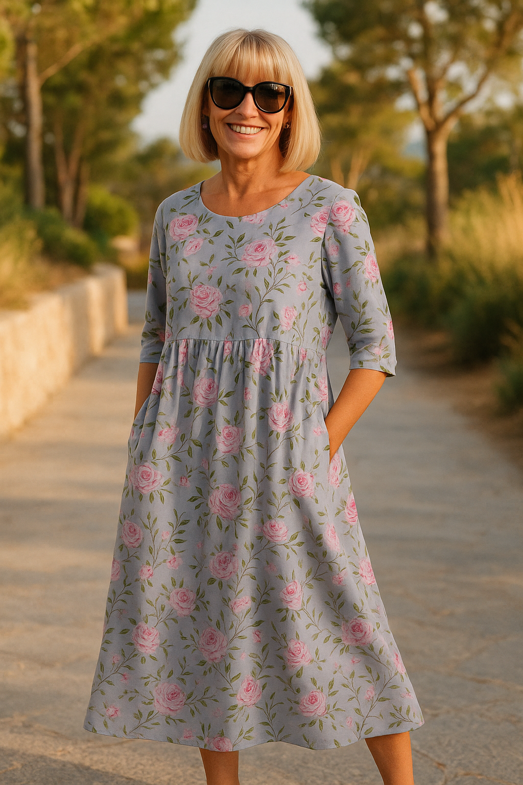 Eliza | Relaxed Midi Dress – Dusty Lilac | The Bellemont Sisters Australia