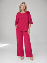 Dorothy | Elegant Flowing Two-Piece Set – Red | The Bellemont Sisters Australia