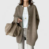 Samarielis | Elegant Cardigan – Caramel Brown | The Bellemont Sisters Australia