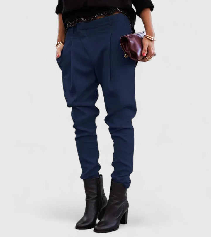 Kalie | Elegant Pants – Blue | The Bellemont Sisters Australia