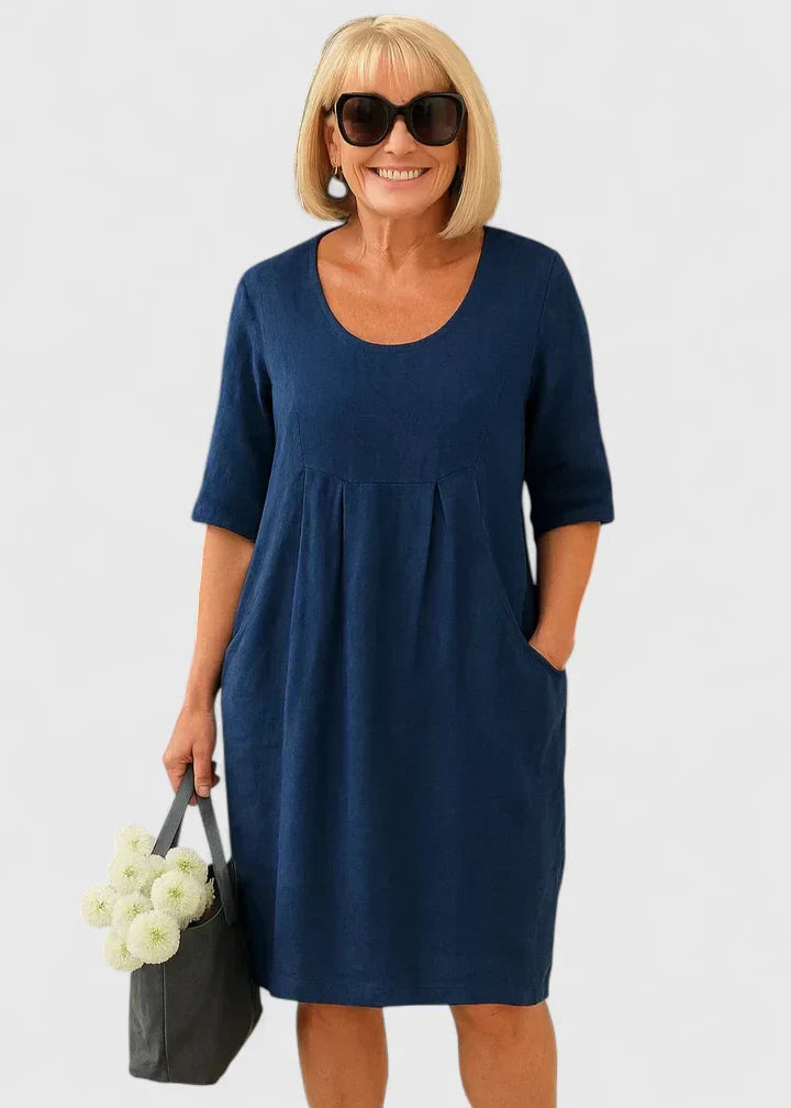 Hylyssah | Elegant Dress – Blue | The Bellemont Sisters Australia