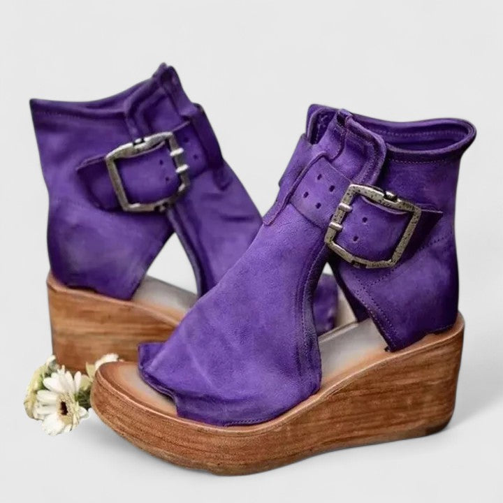 Carmina | Orthopedic Boots – Purple | The Bellemont Sisters Australia