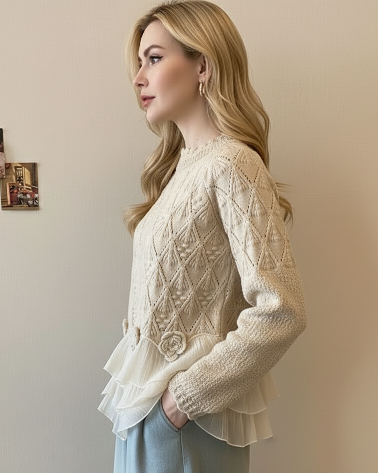 Taylor Ruffle Cardigan™ | The Bellemont Sisters Australia