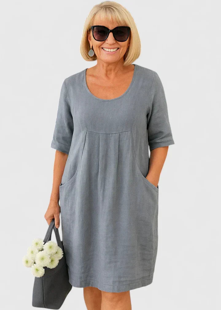 Hylyssah | Elegant Dress – Gray | The Bellemont Sisters Australia