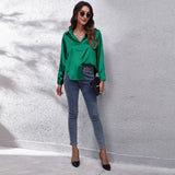 Sydney | Women’s Casual Workwear Loose Fit Satin Blouses | The Bellemont Sisters Australia