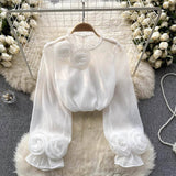 Georgia | Women’s Elegant Spring Belly Cover Blouse | The Bellemont Sisters Australia