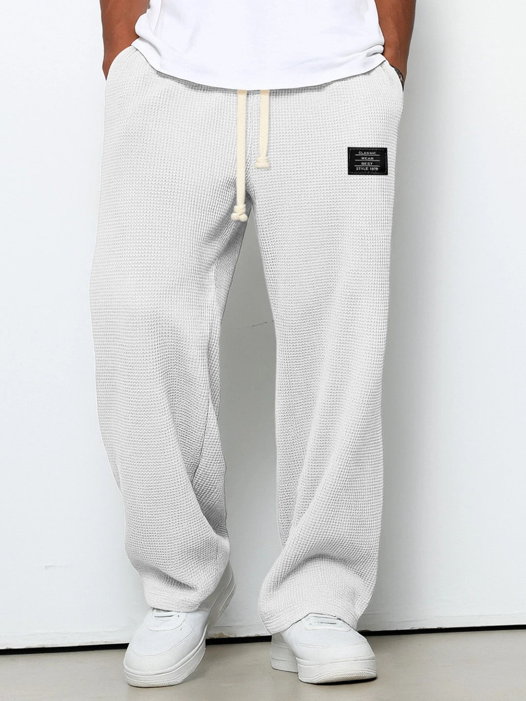 Wesley | Relaxed Everyday Lace Pants – White | The Bellemont Sisters Australia
