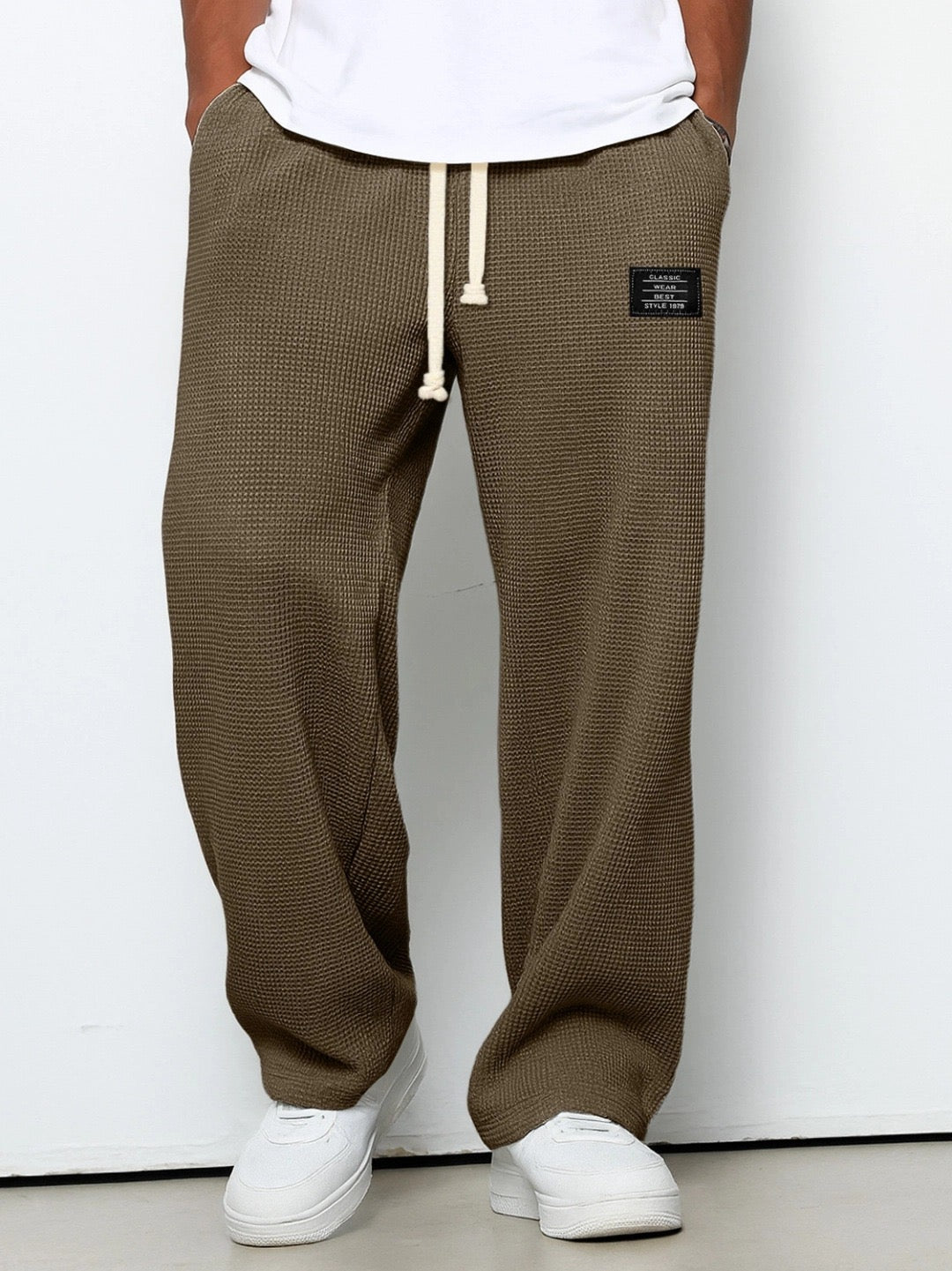 Wesley | Relaxed Everyday Lace Pants – Dark Brown | The Bellemont Sisters Australia