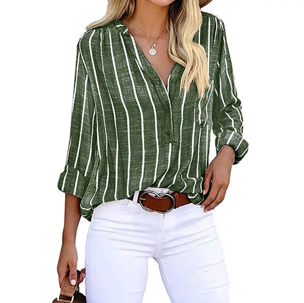 Mia | Women Summer Striped Casual Blouse | The Bellemont Sisters Australia