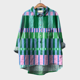 Avery | Elegant Breezy Summer Blouse – Green | The Bellemont Sisters Australia