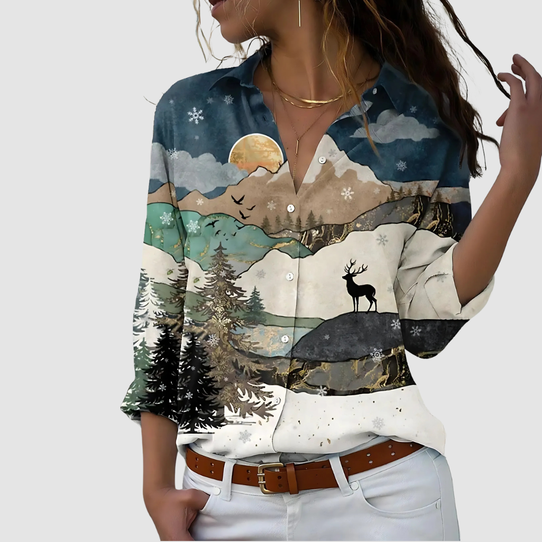 Noa™ Timeless Soft blouse – Nature | The Bellemont Sisters Australia