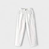 Maya - Elegant Pants – White | The Bellemont Sisters Australia