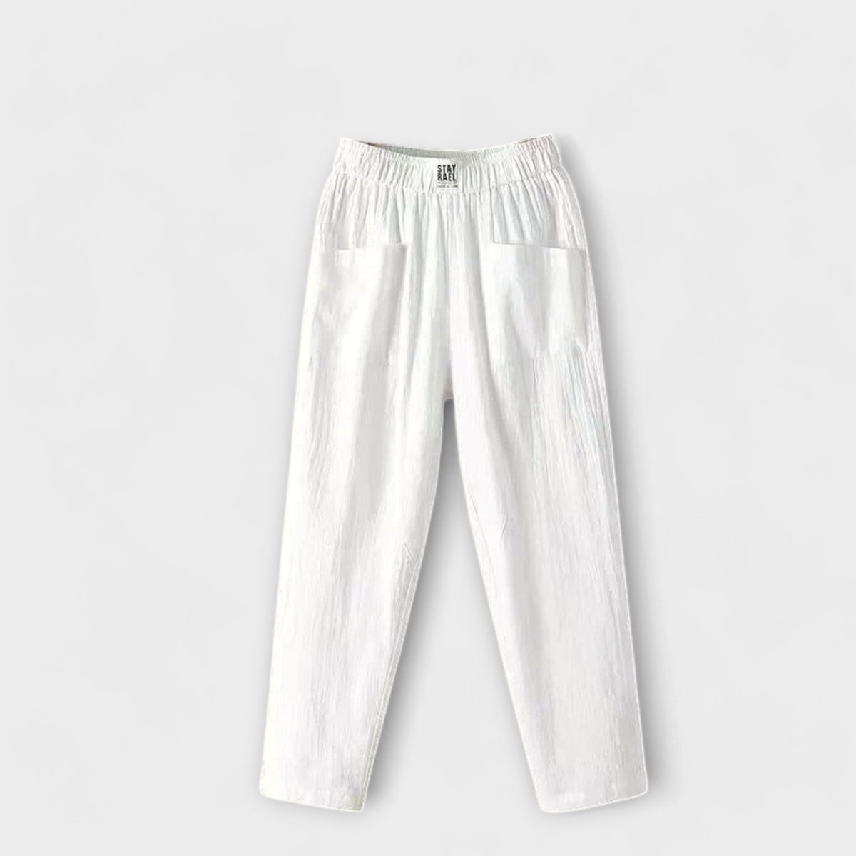 Maya - Elegant Pants – White | The Bellemont Sisters Australia