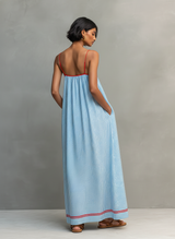 Women's Minimalist Striped Maxi Dress | The Bellemont Sisters Australia
