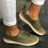 Emma | Orthopedic Comfort Slip-Ons – Green | The Bellemont Sisters Australia