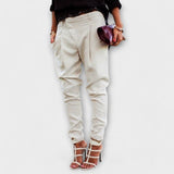 Mira - Elegant Trousers – White | The Bellemont Sisters Australia