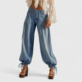 Lani | Elegant Pants – Light Blue | The Bellemont Sisters Australia