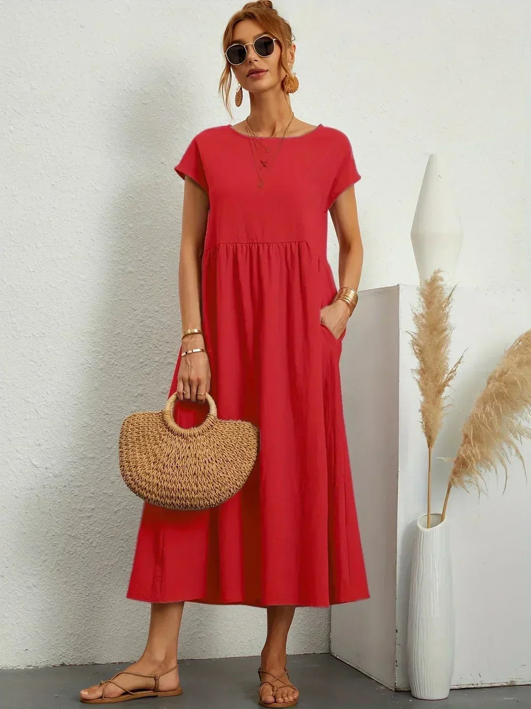 Ursina™ | Fluid Midi Dress | The Bellemont Sisters Australia