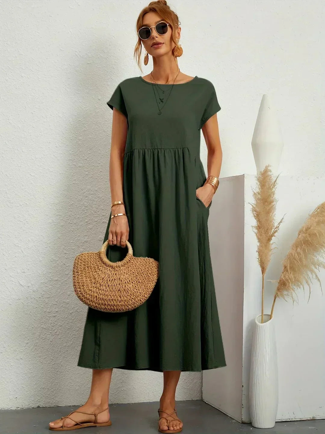 Ursina™ | Fluid Midi Dress | The Bellemont Sisters Australia