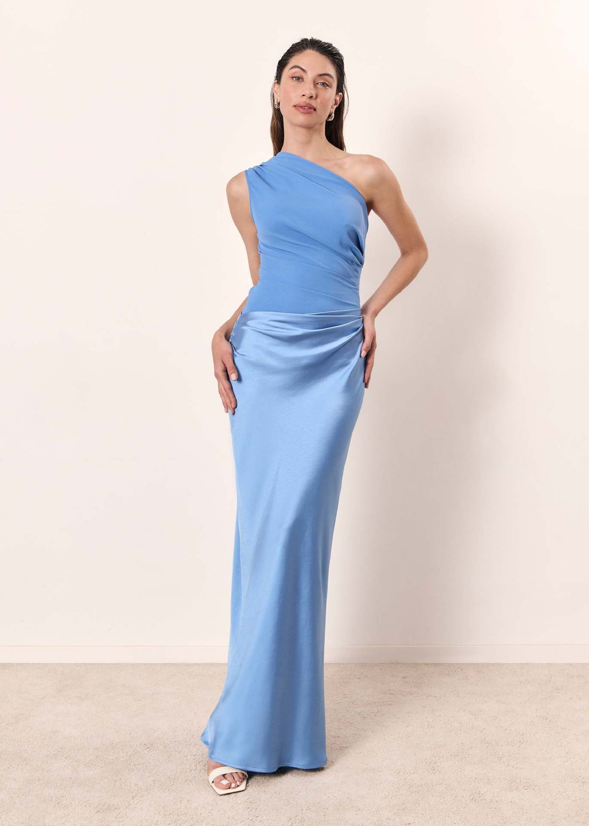 Maya | Women Wedding Guest Dress One-Shoulder Evening Dress | The Bellemont Sisters Australia