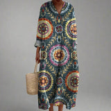 Ava | Geometric Midi Dress | The Bellemont Sisters Australia