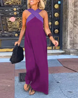Quirine™ | Wrap-Front Maxi Dress – Purple | The Bellemont Sisters Australia