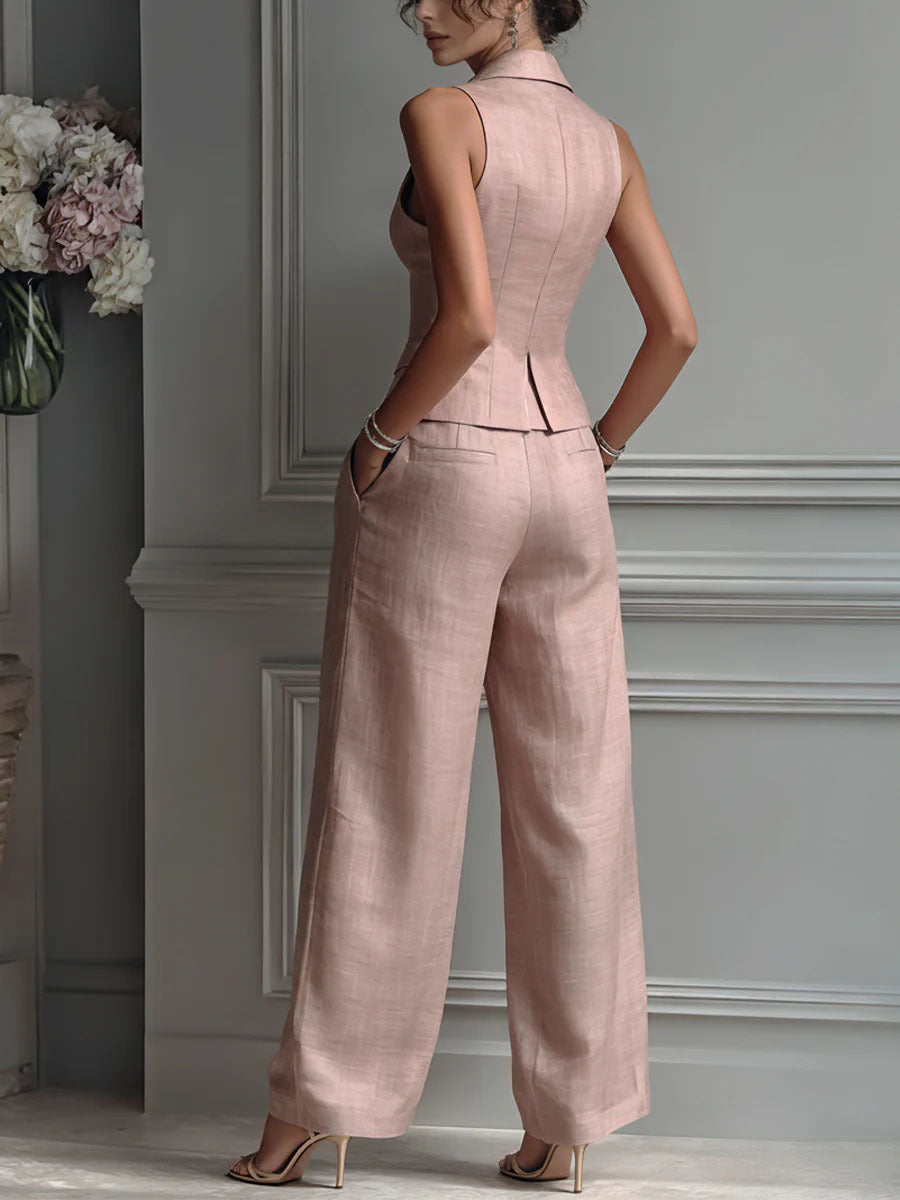 Button-Front Two-Piece Set | The Bellemont Sisters Australia