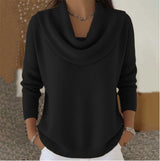 Vionne | Sweater with Collar – Black | The Bellemont Sisters Australia