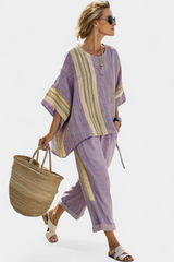 Alodia™ Elegant Two-Piece Set – Purple | The Bellemont Sisters Australia