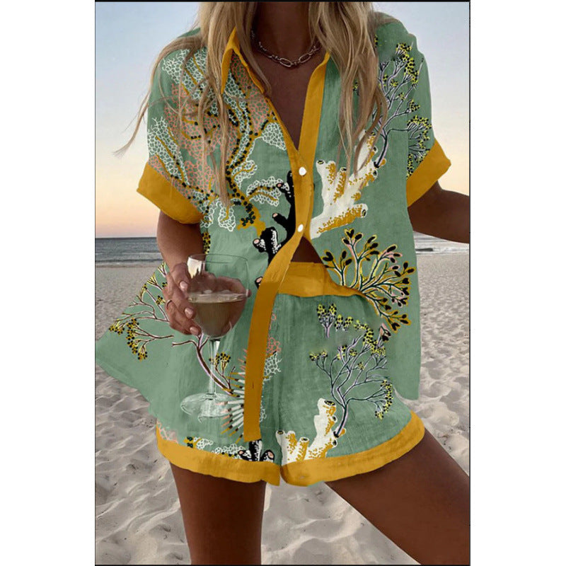 Sophia | Relaxed Shirt & Shorts Set – Design 16 | The Bellemont Sisters Australia