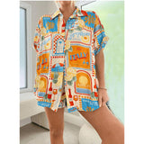 Sophia | Relaxed Shirt & Shorts Set – Design 15 | The Bellemont Sisters Australia