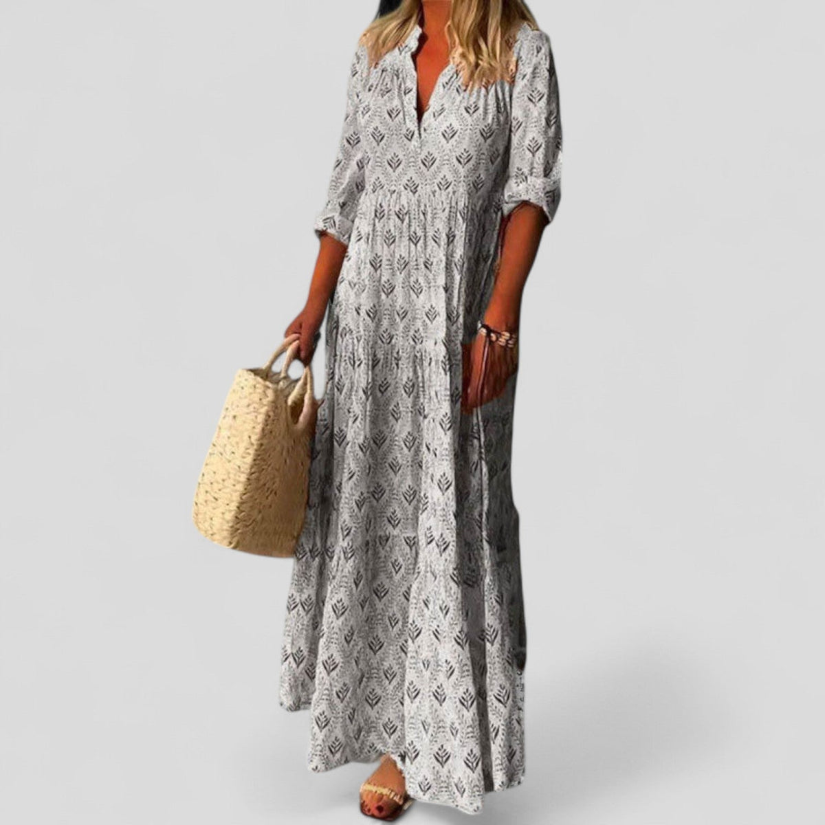 Marcivine | Sophisticated Maxi Dress – White | The Bellemont Sisters Australia