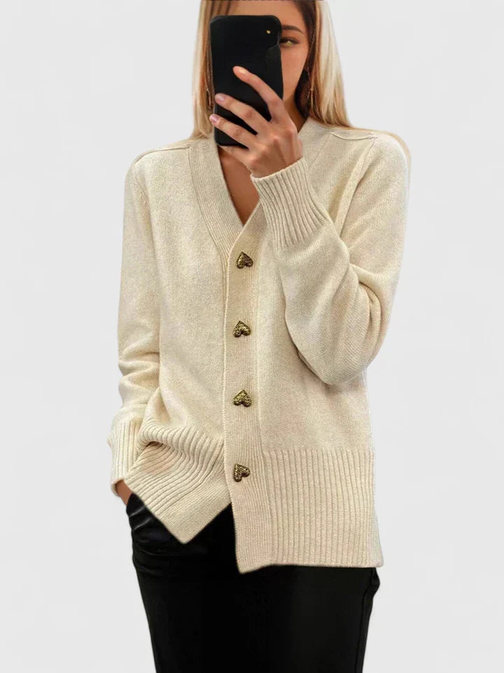 Lillyanne | Elegant Cardigan – Cream | The Bellemont Sisters Australia