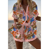 Sophia | Relaxed Shirt & Shorts Set – Design 11 | The Bellemont Sisters Australia