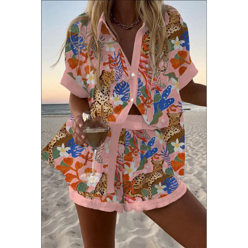 Sophia | Relaxed Shirt & Shorts Set – Design 11 | The Bellemont Sisters Australia