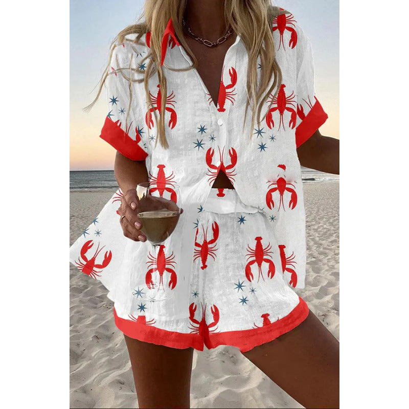 Sophia | Relaxed Shirt & Shorts Set – Design 10 | The Bellemont Sisters Australia