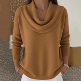 Vionne | Sweater with Collar – Brown | The Bellemont Sisters Australia